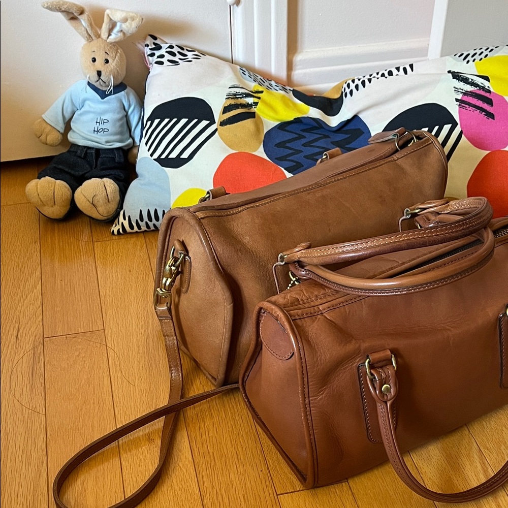 Coach Tan Leather Satchel